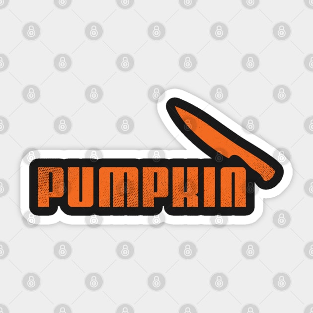 Pumpkin Sticker by ntesign